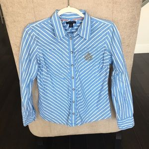 Tommy Hilfiger Pinstripe Emblem Shirt